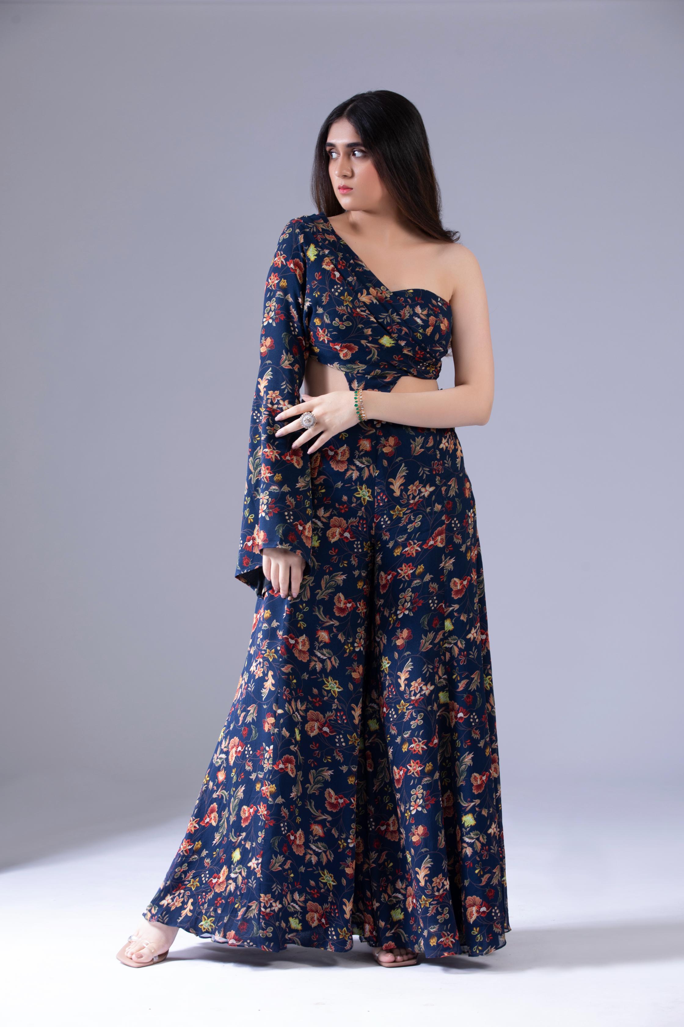 Navy Blue Jump Suit
