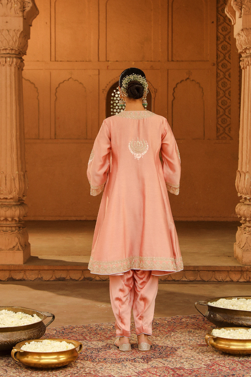 Short Anarkali with salwar and dupatta
