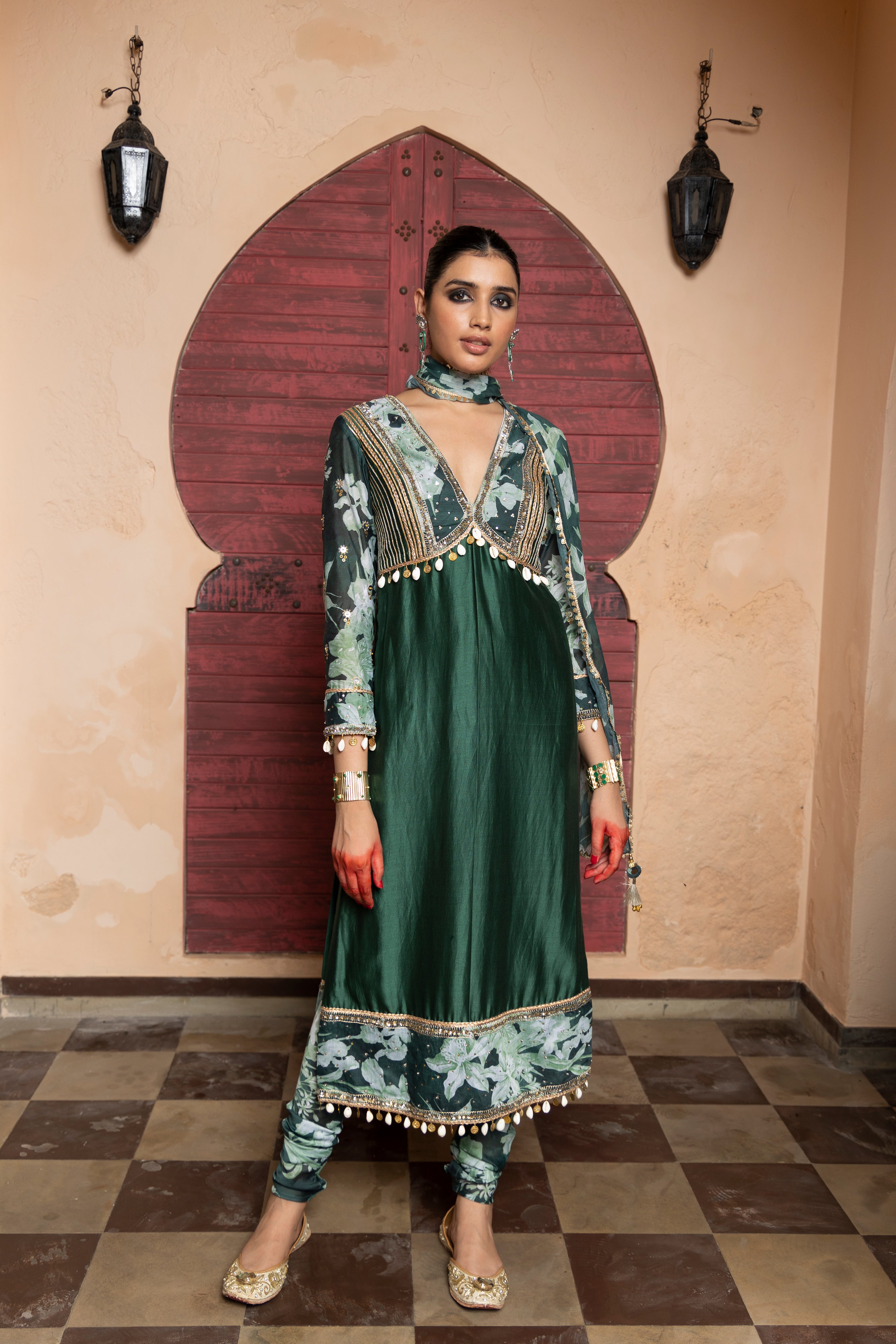 Nur Emerald Kurta Set