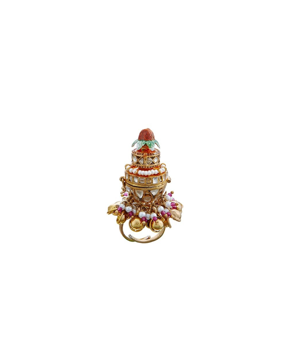 Kalashi Ring Cum Sindoor Dabbi