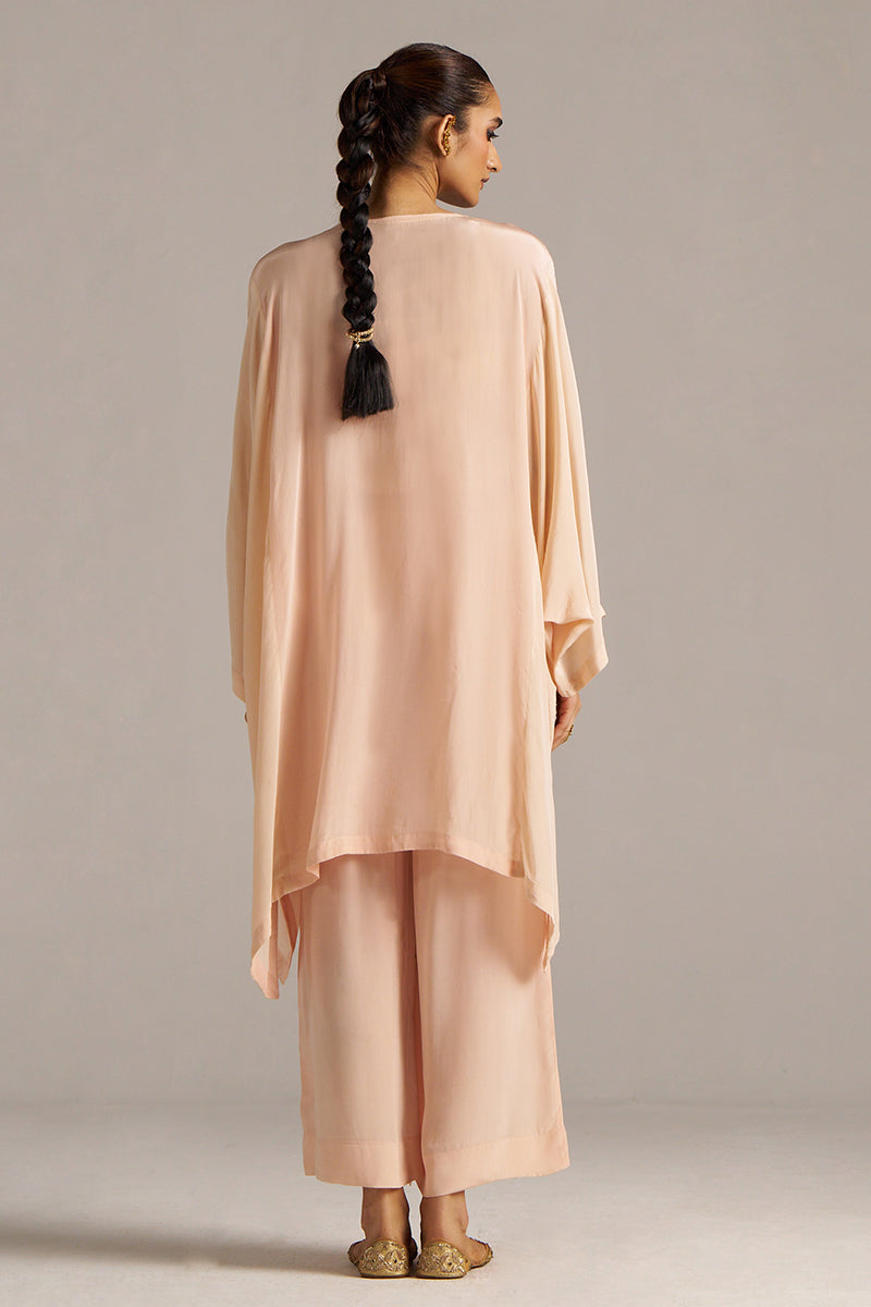 Scallop Shell Crepe Silk Co-ord Set