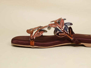 Brown Leafy Flats