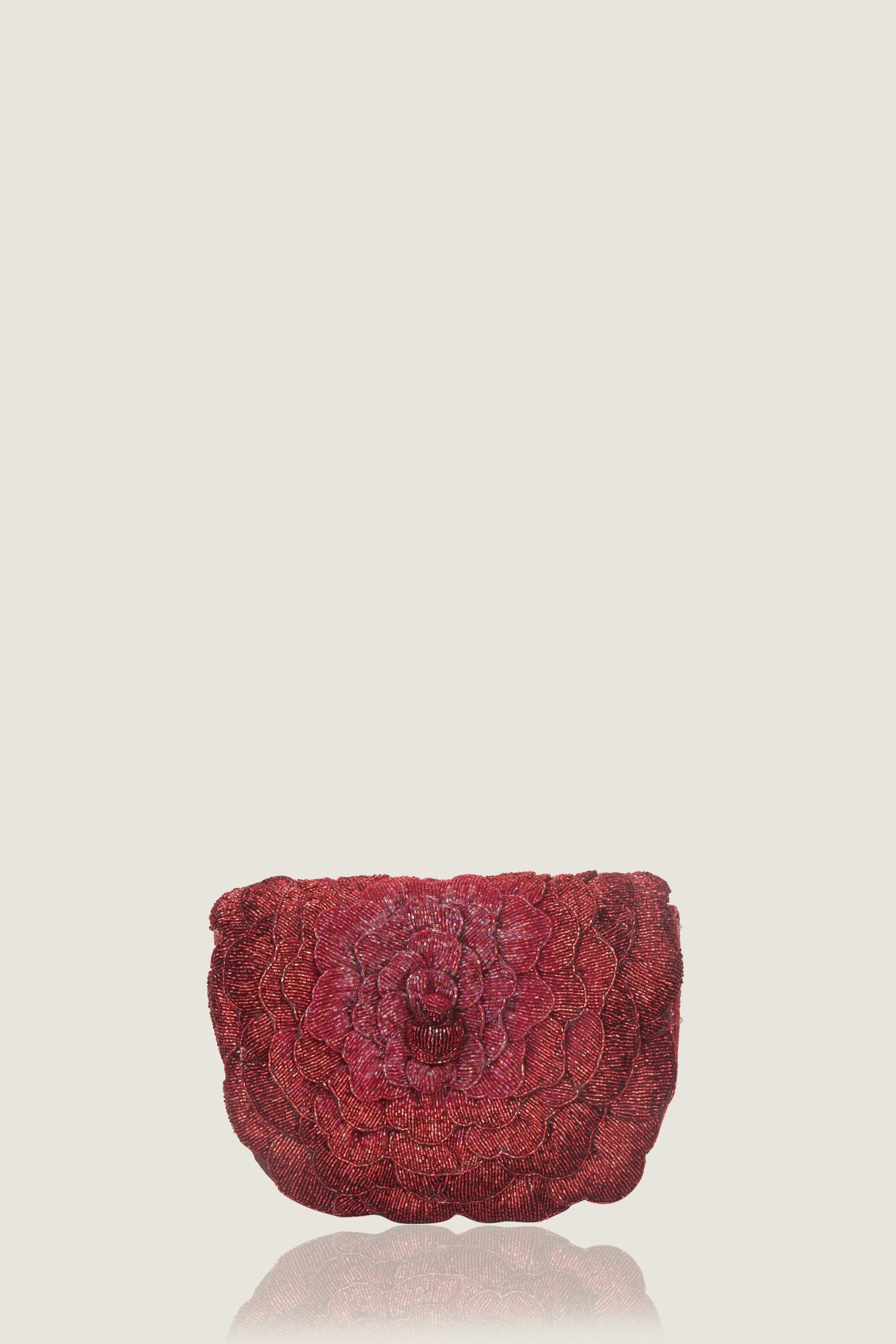 Coco Mini Beaded Sling – Red