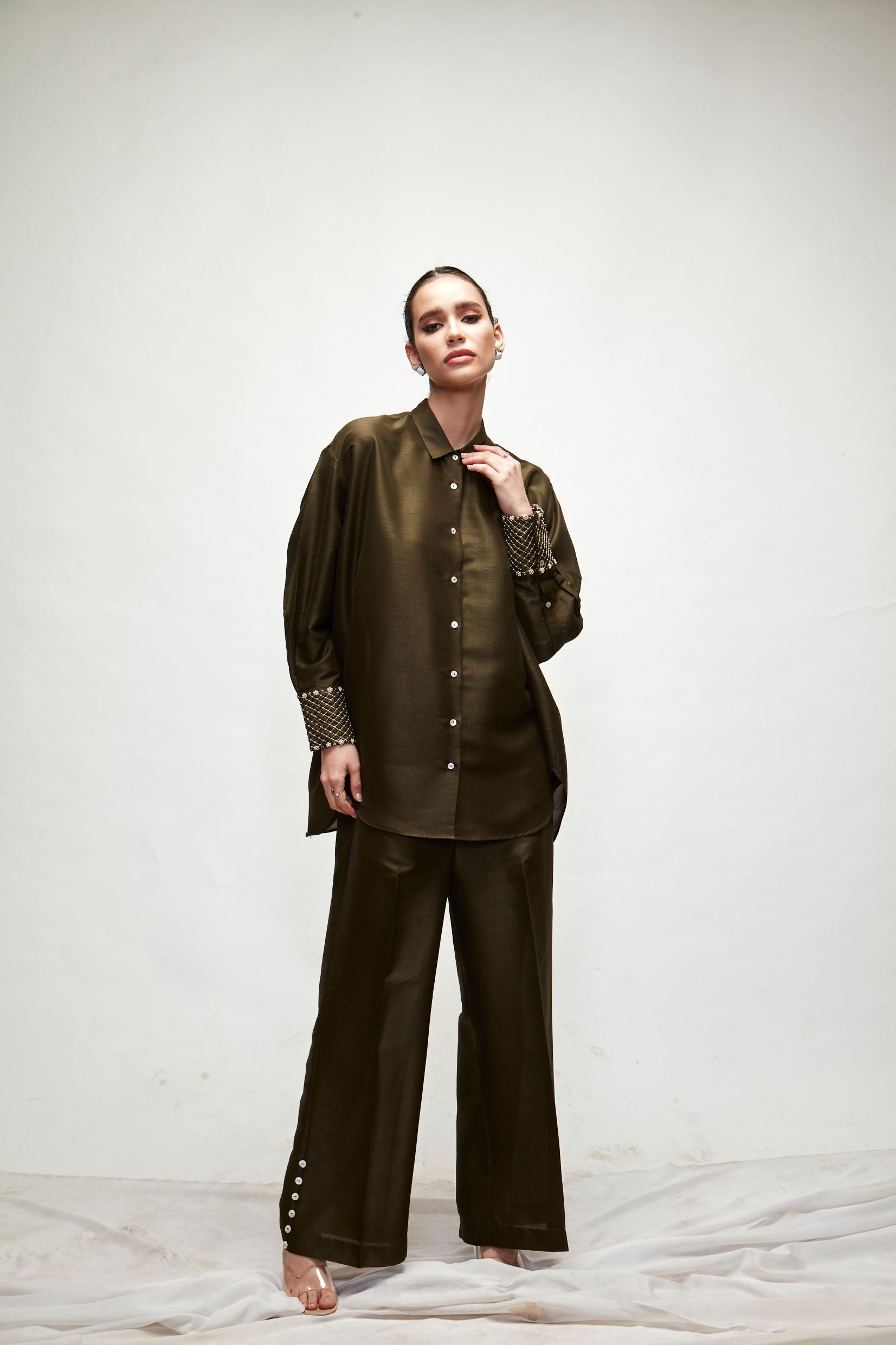 ARMY GREEN CO-ORD SET