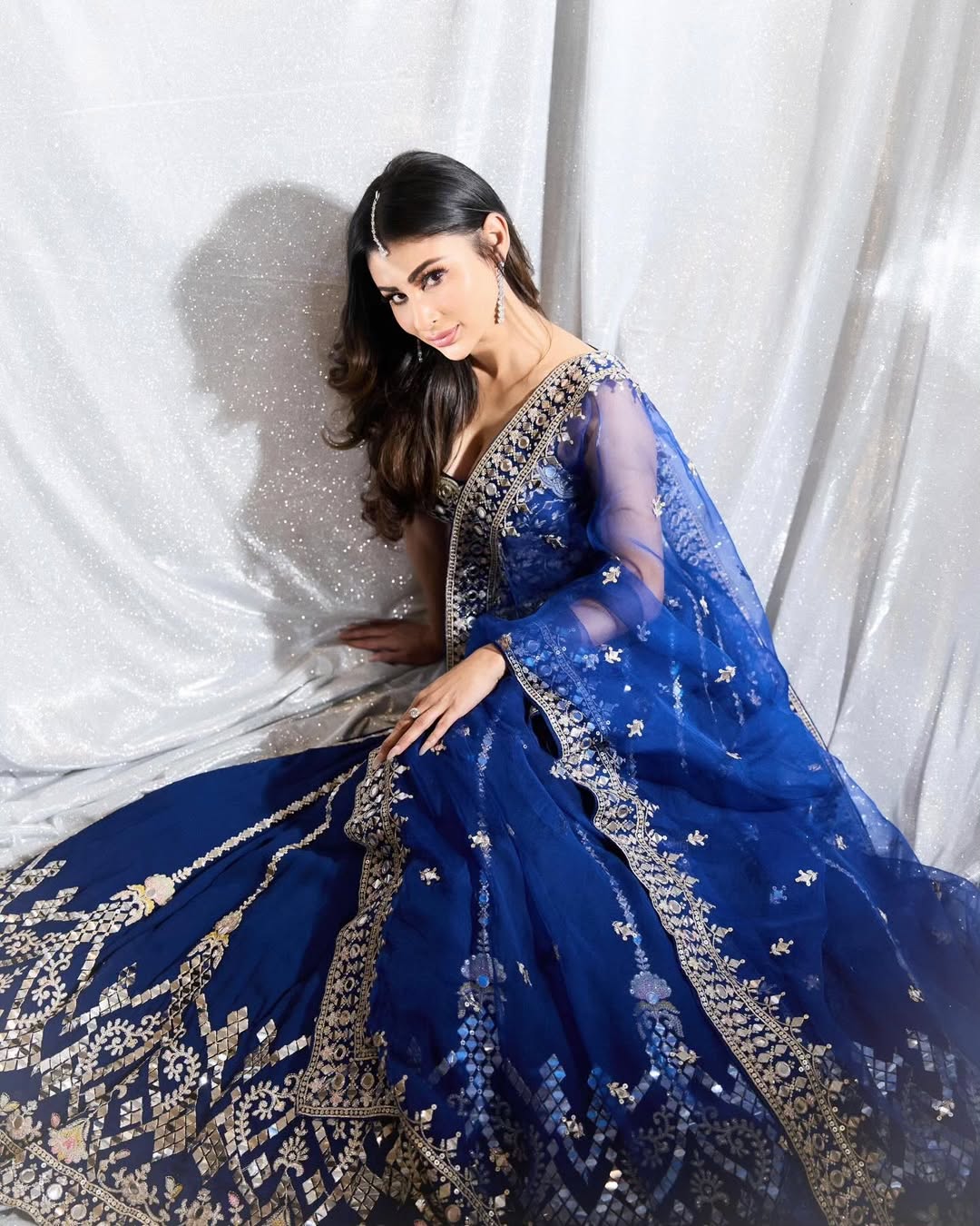 Mouni Roy in Isya Lehenga Set – AGASHE - Main Image