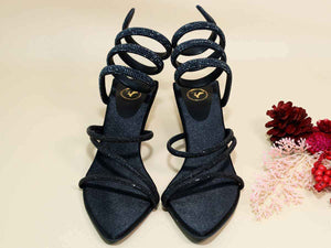 Black Panther Kitten Heel