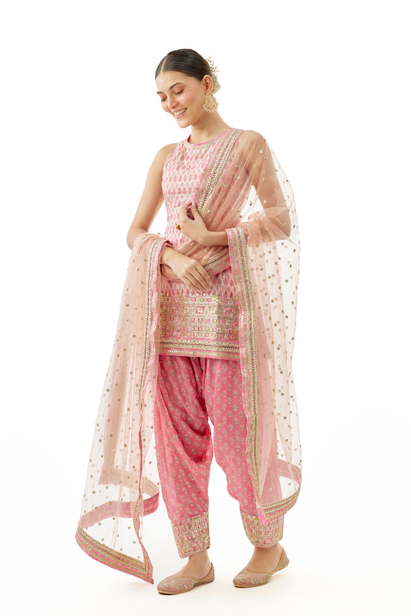 Nandini Kurta With Farshi Salwarset
