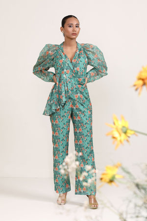 Asymmetrical Co-ord Set- front view