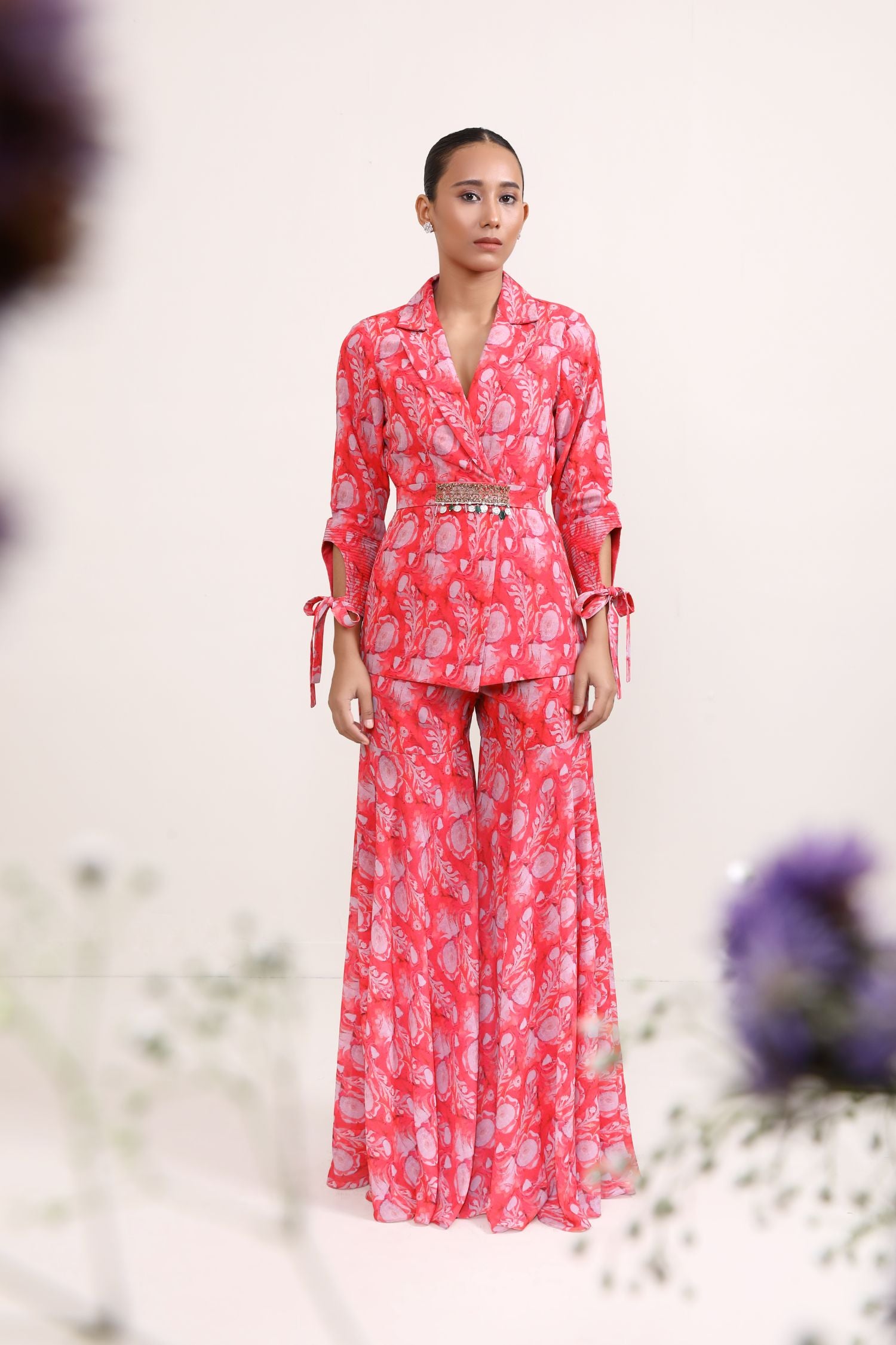 Carnation Sharara Set