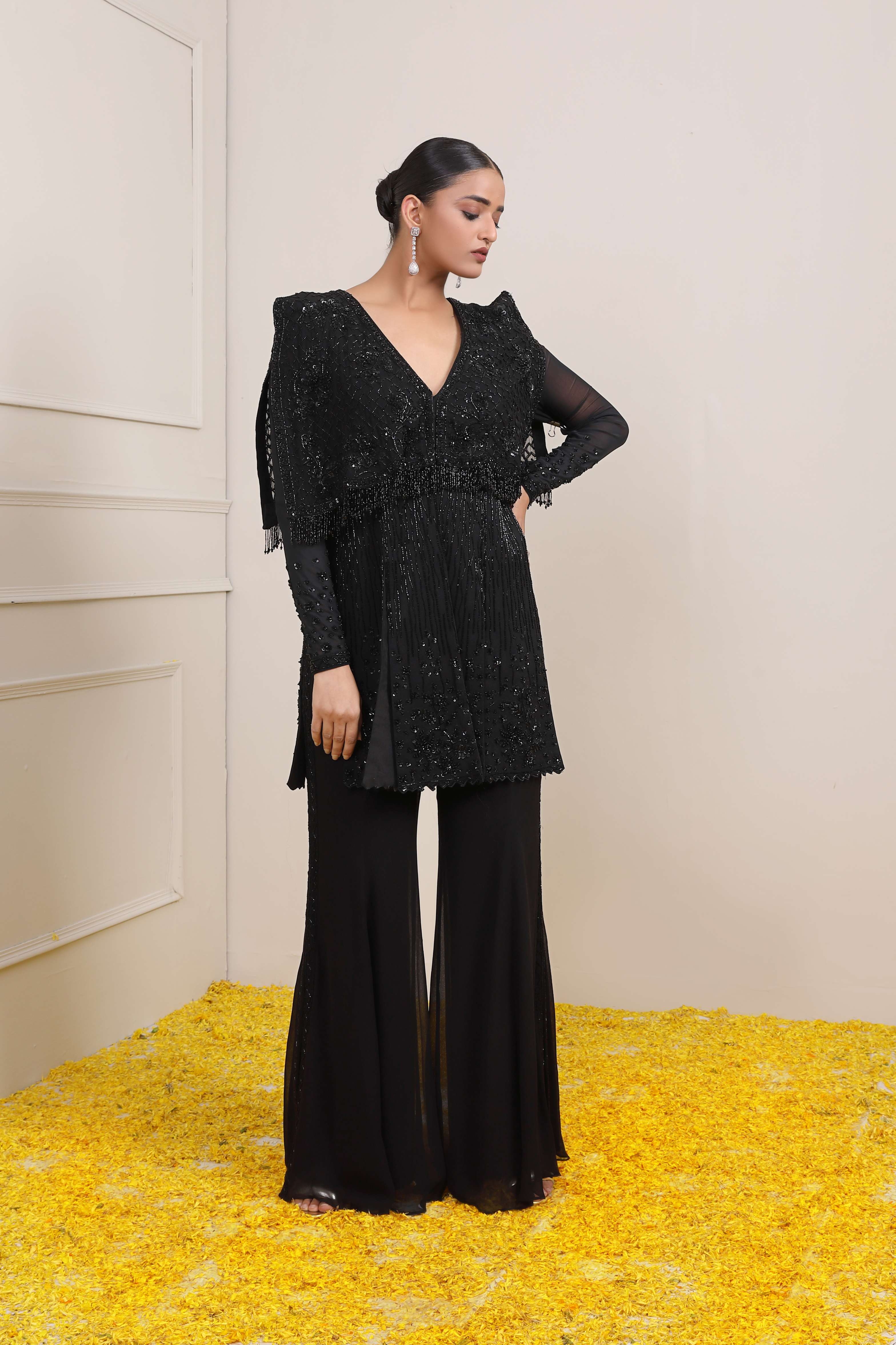 Zaina Peplum Sharara