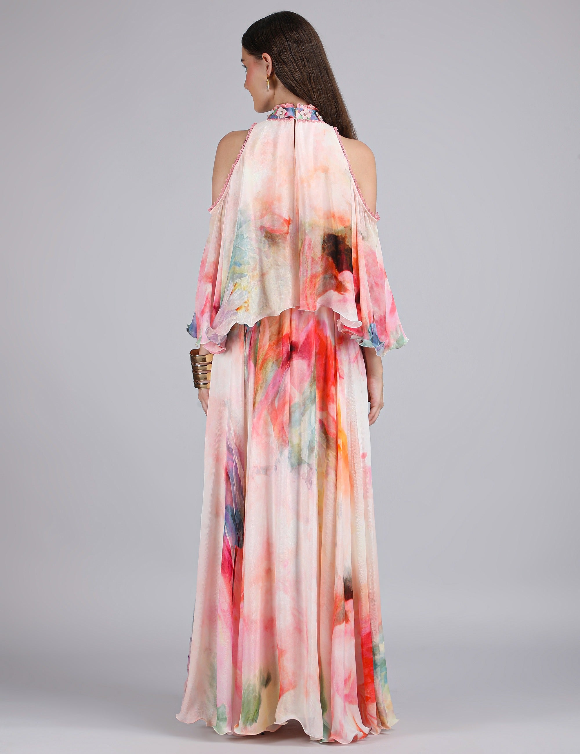 Floral Maze Printed Dress