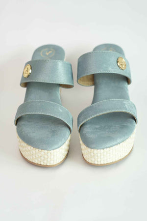Blue Open Toe Board Fit wedge