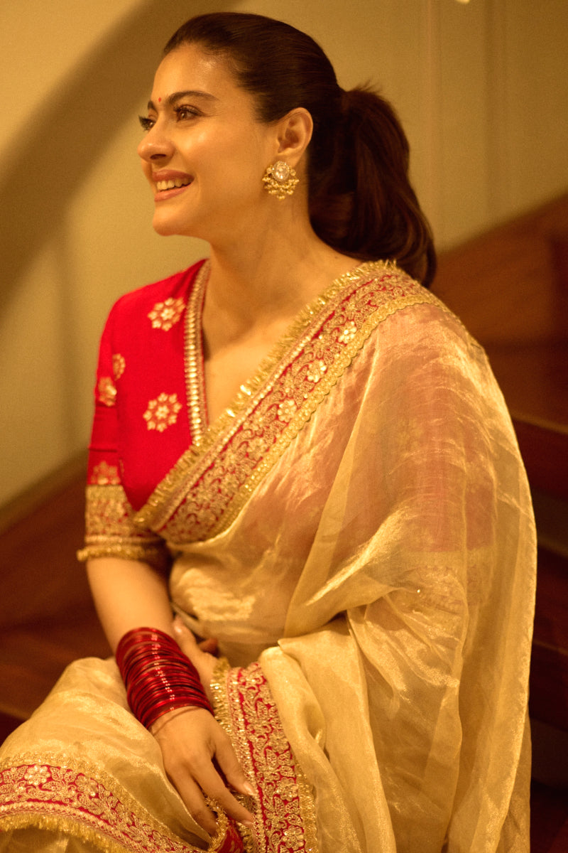 Kajol in Farida Saree Set