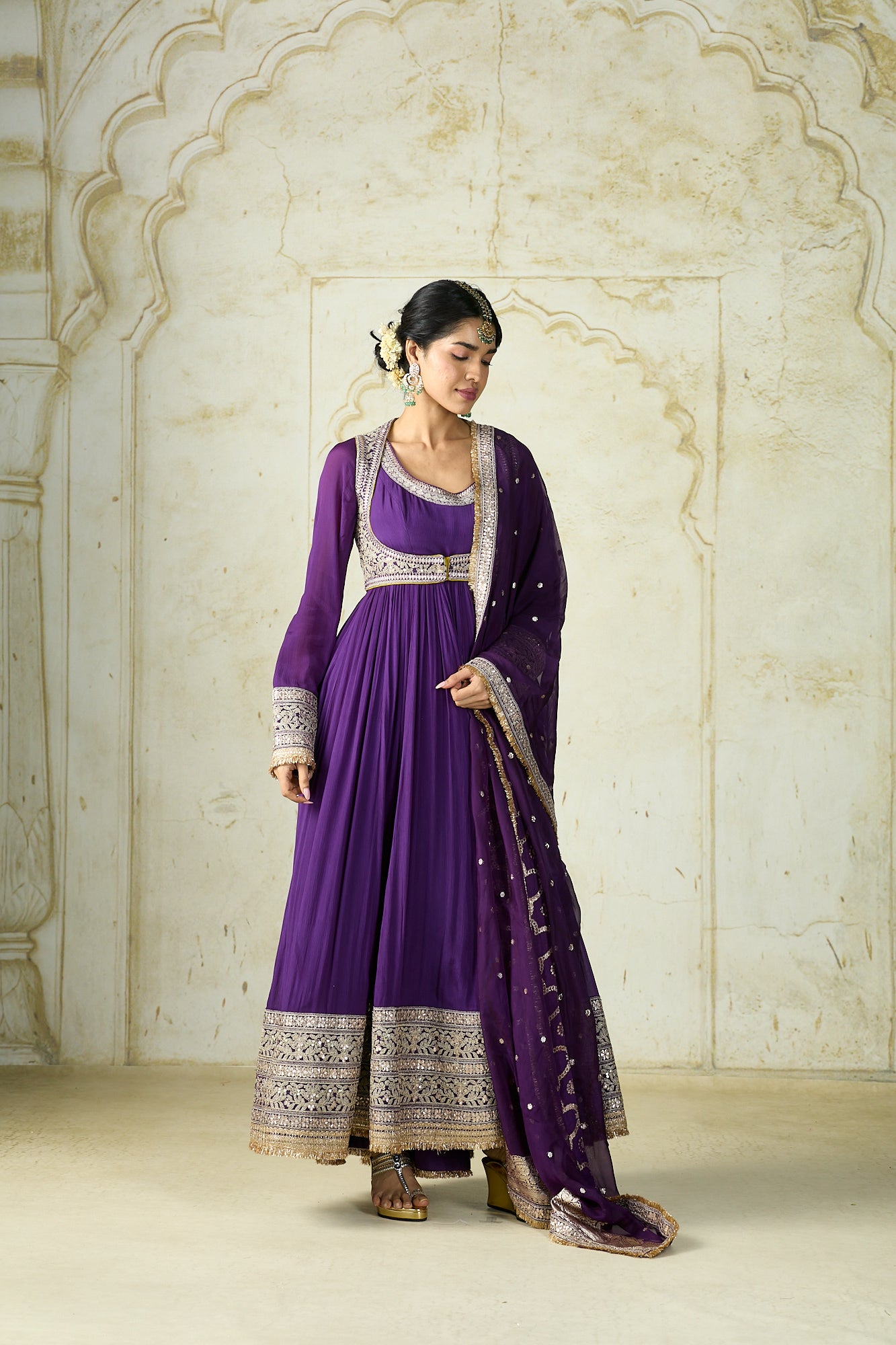 Afsa Anarkali Set