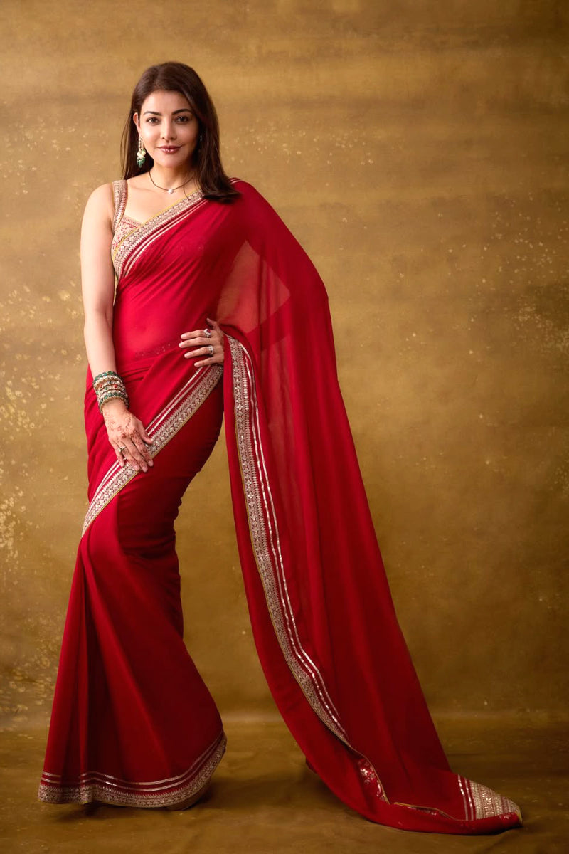 Kajal in Zohra Saree Set