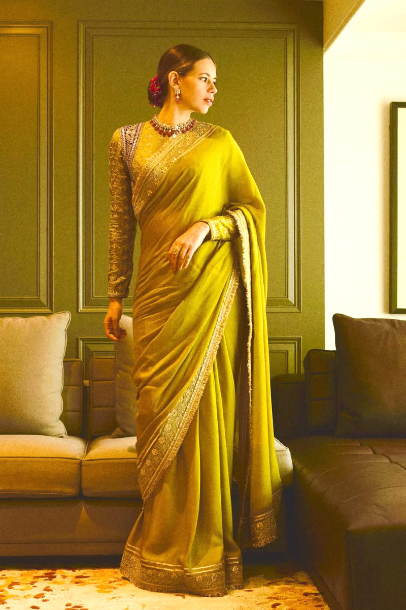 Kalki Koechlin in Nizaam Saree Set