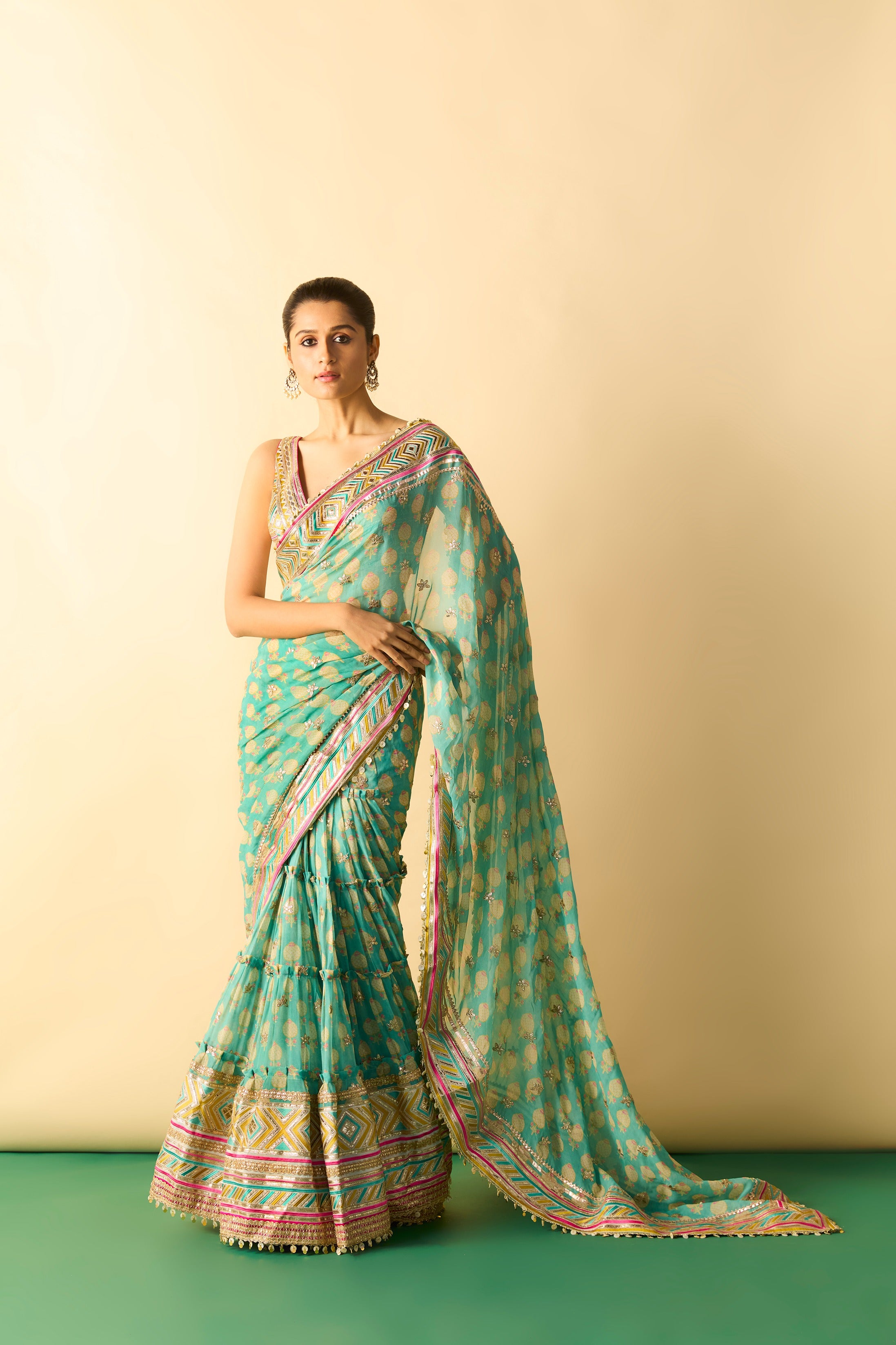 Jasleen Saree Set