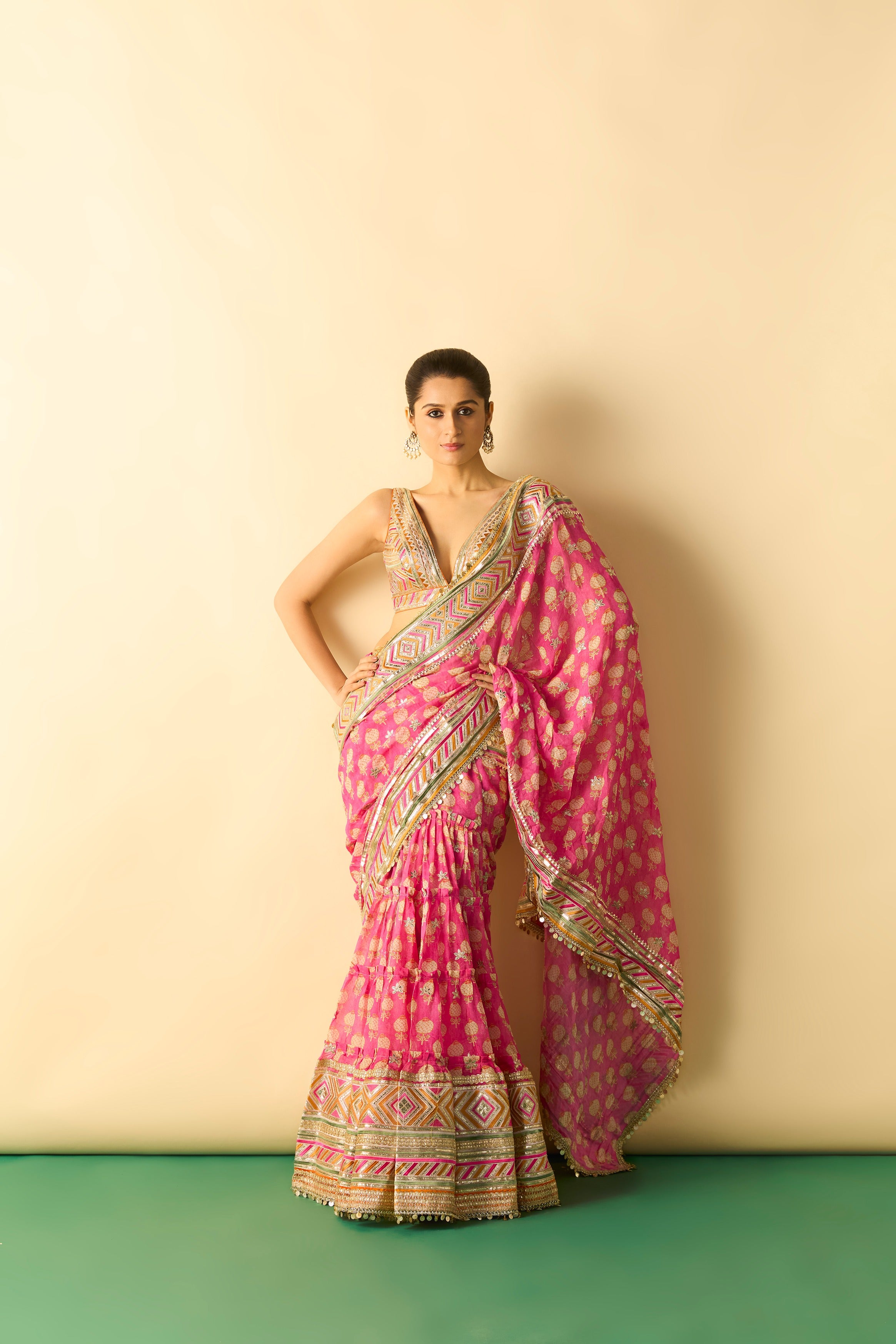 Jasleen Saree Set