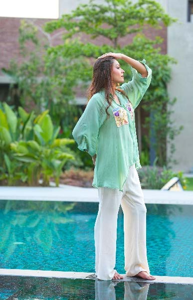 Phool Shirt Set