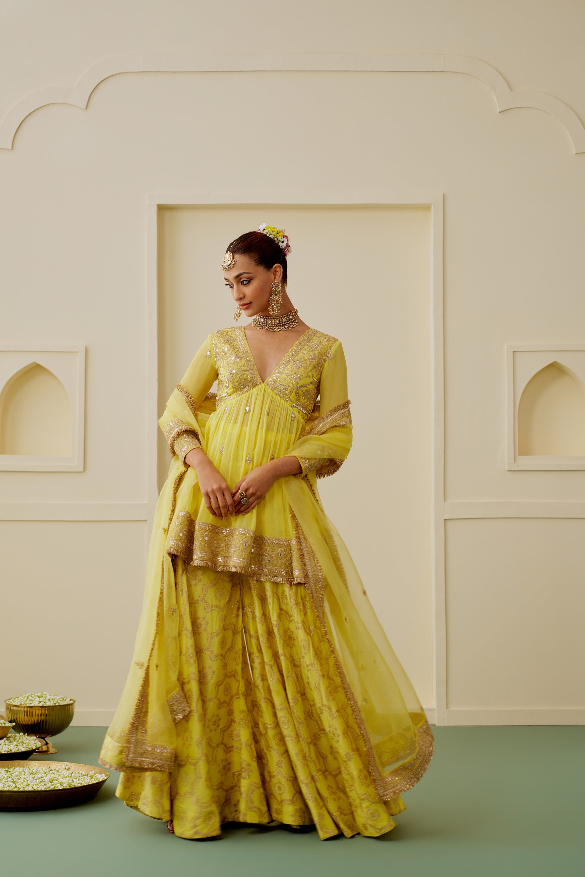Rukhsaar Peplum Set