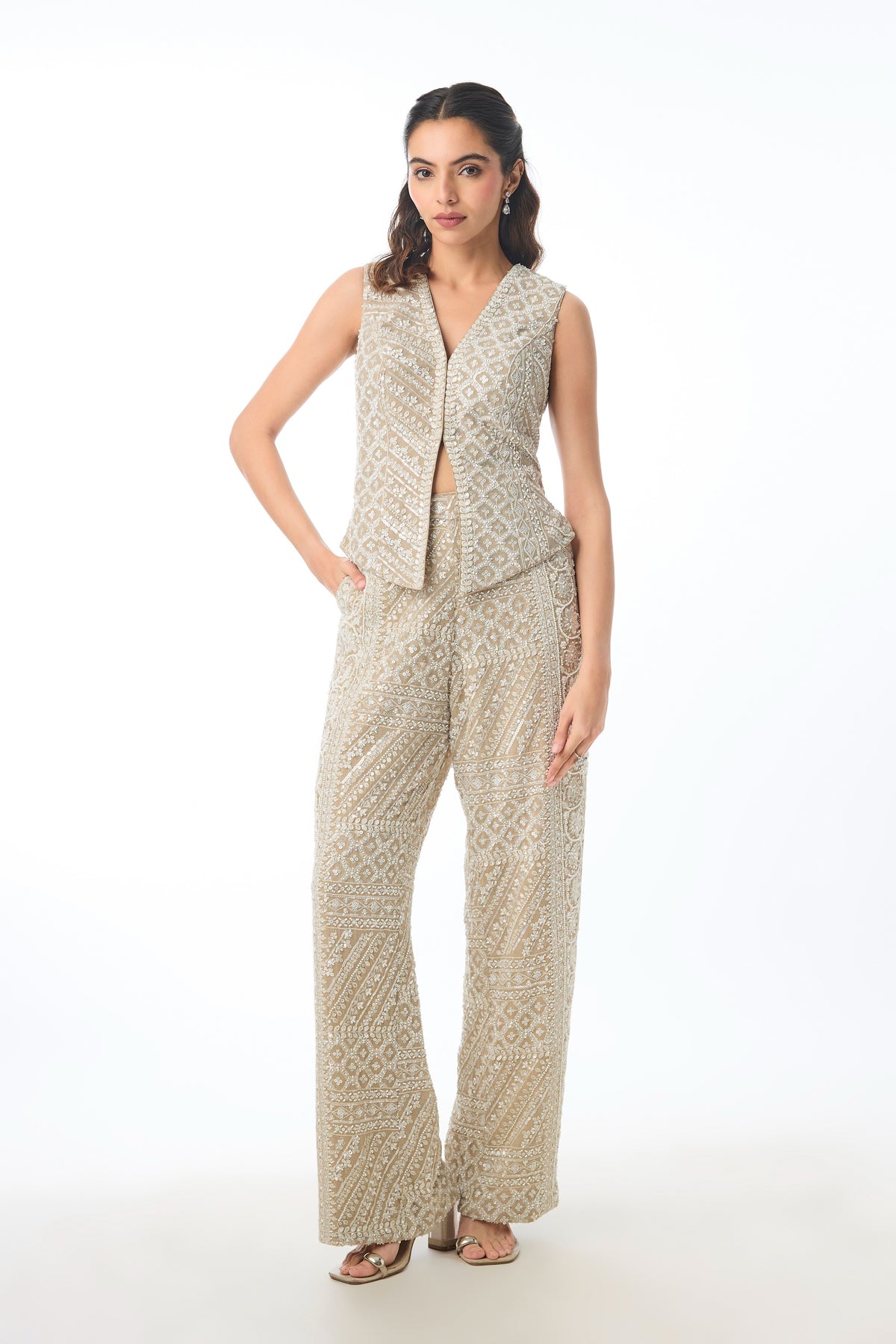 Ziva Vest Pant Set