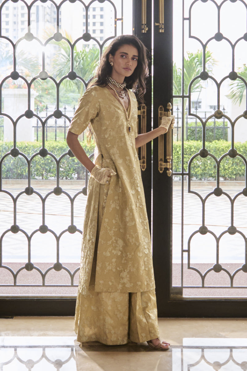 CHIARA KURTA SET – CHICORY (WITHOUT DUPATTA)