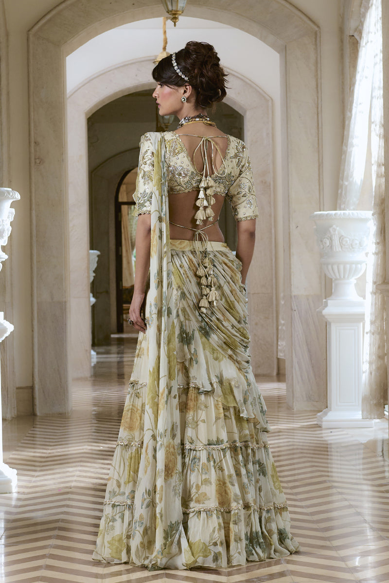 PERLA SAREE SET
