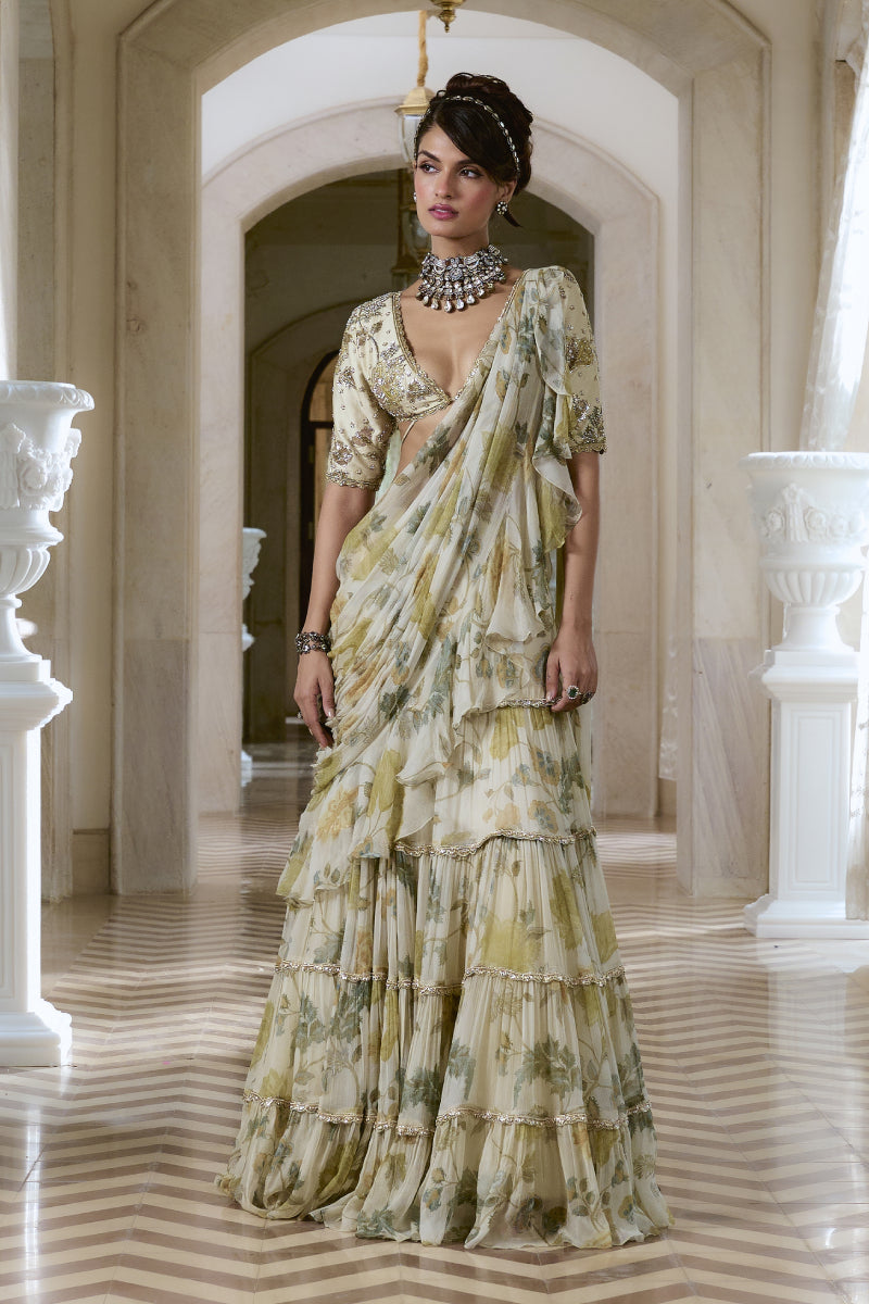 PERLA SAREE SET