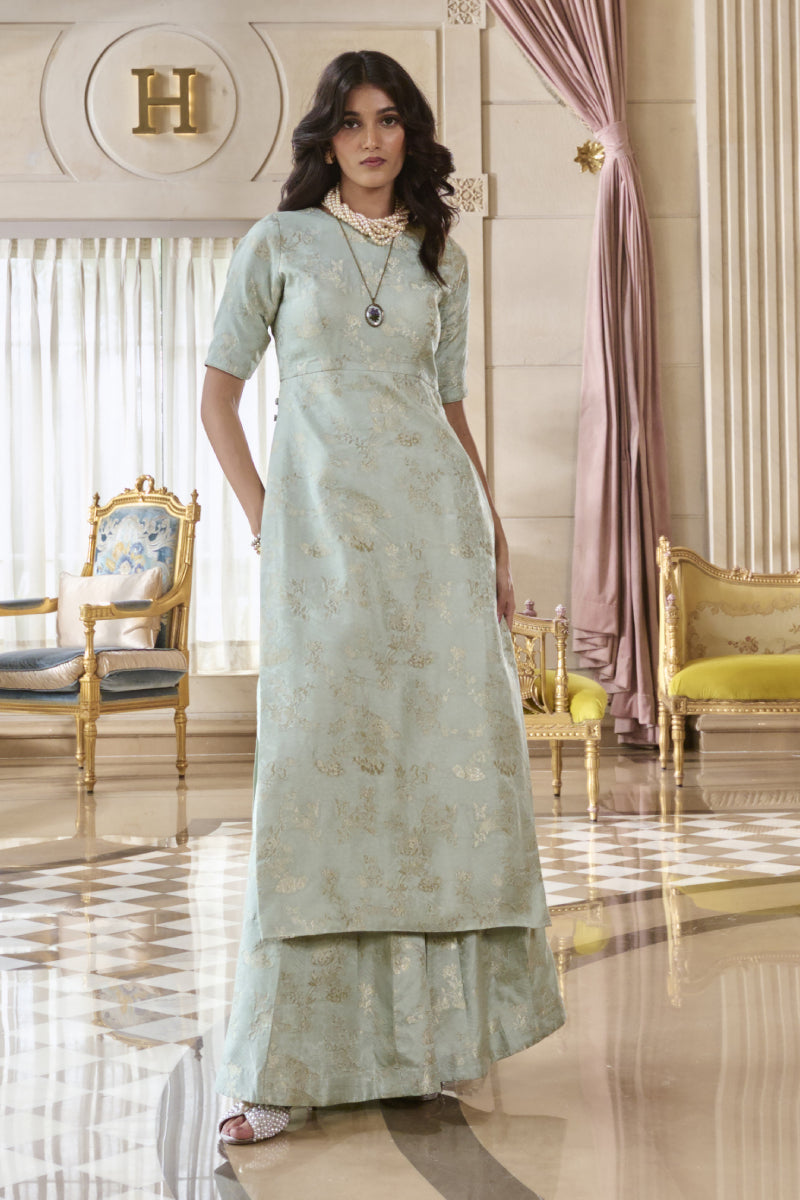 CHIARA KURTA SET – BLUE (WITHOUT DUPATTA)