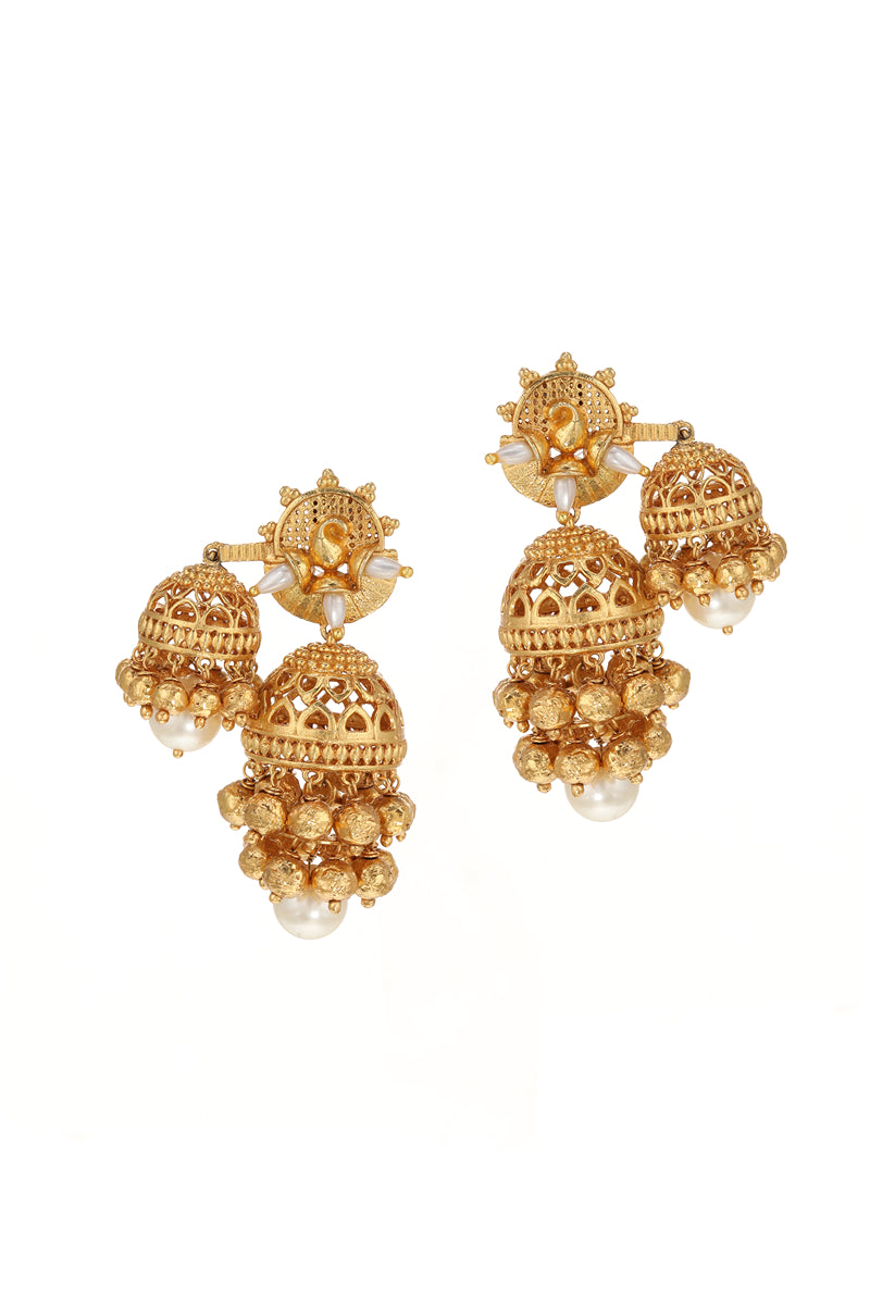 Jyoti Double Jhumki Earrings