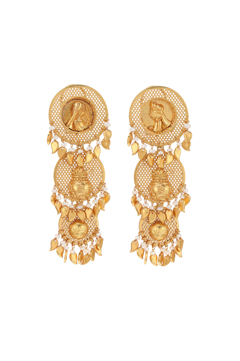Three Channi Earrings