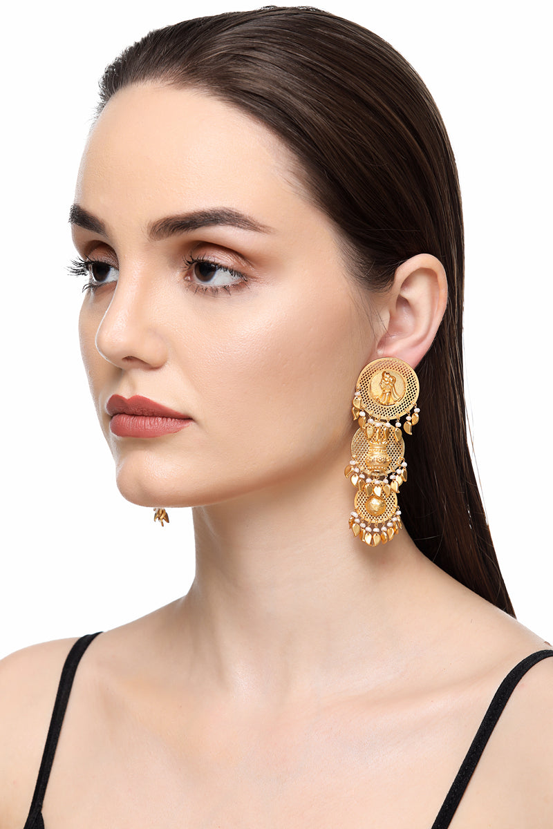 Three Channi Earrings