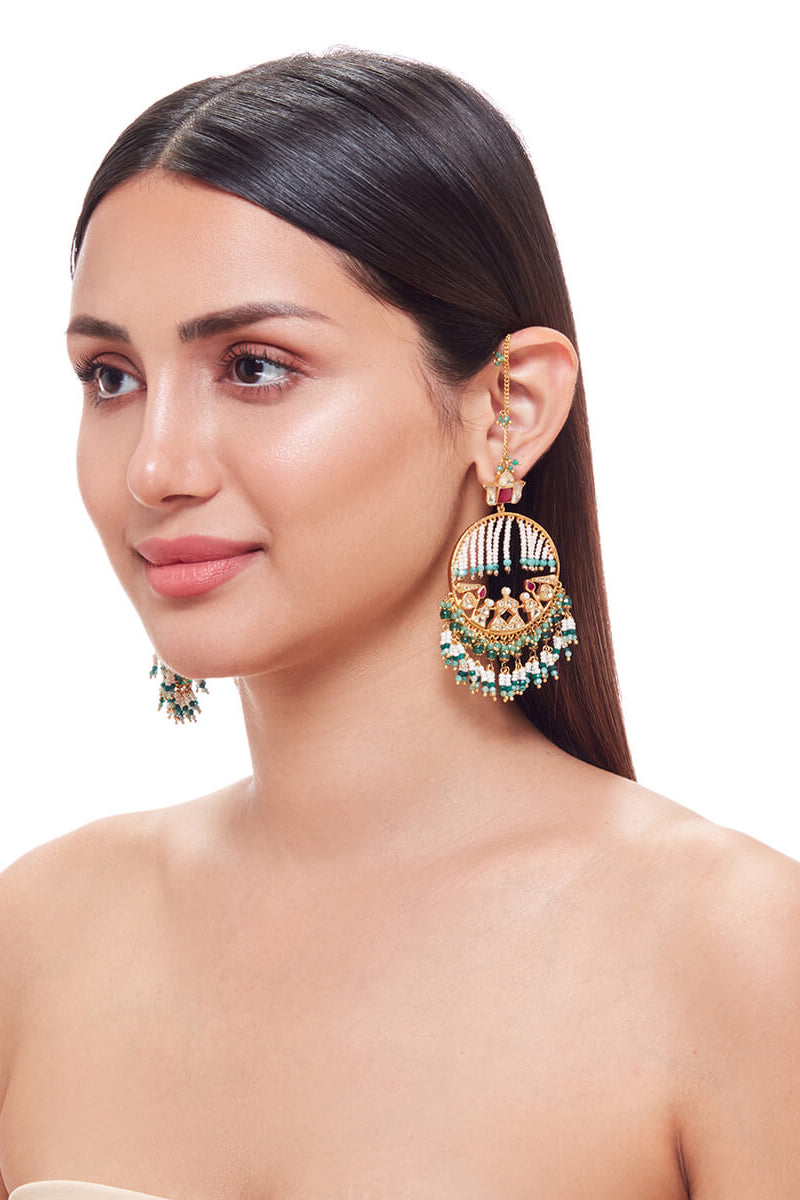 Lotus Shower Earrings