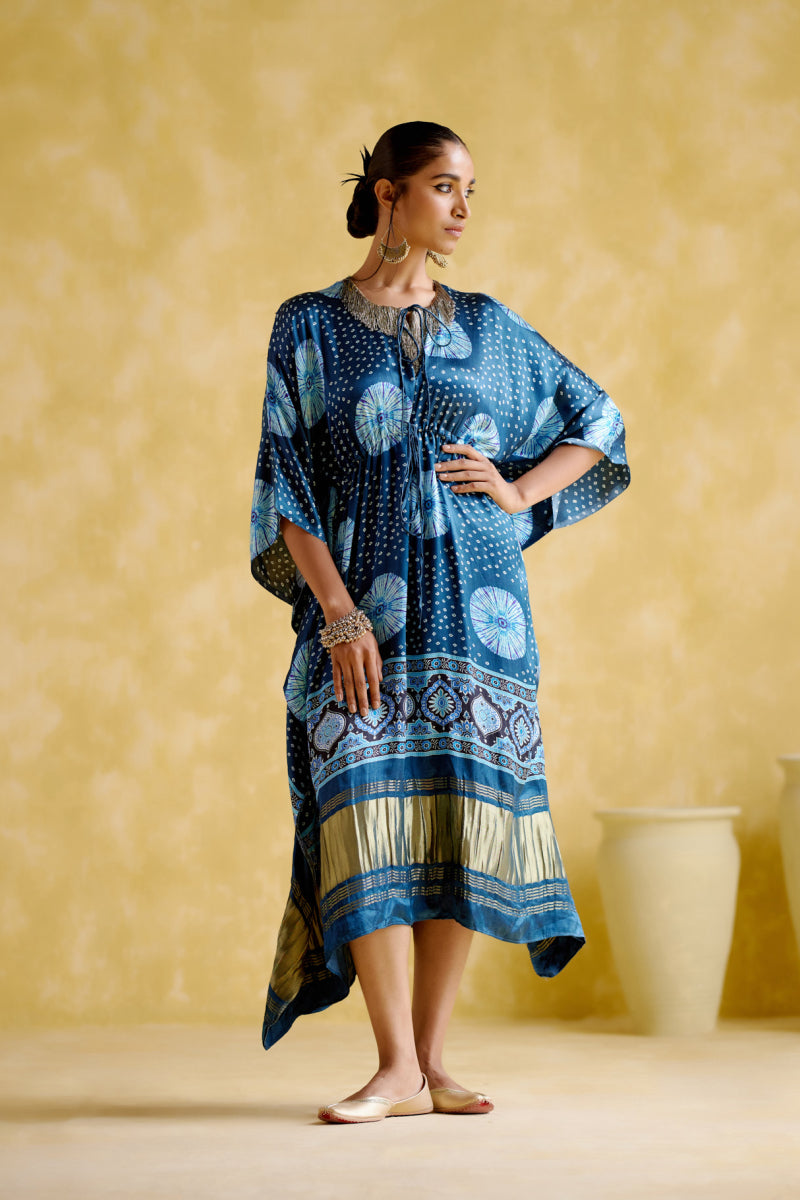 Ahilya -Blue Kaftan