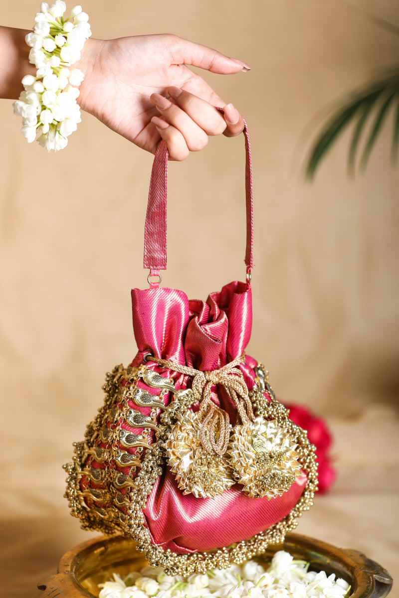 Helen -Pink Potli