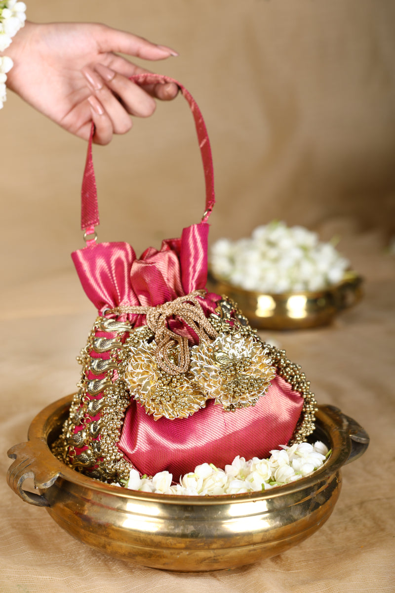 Helen -Pink Potli