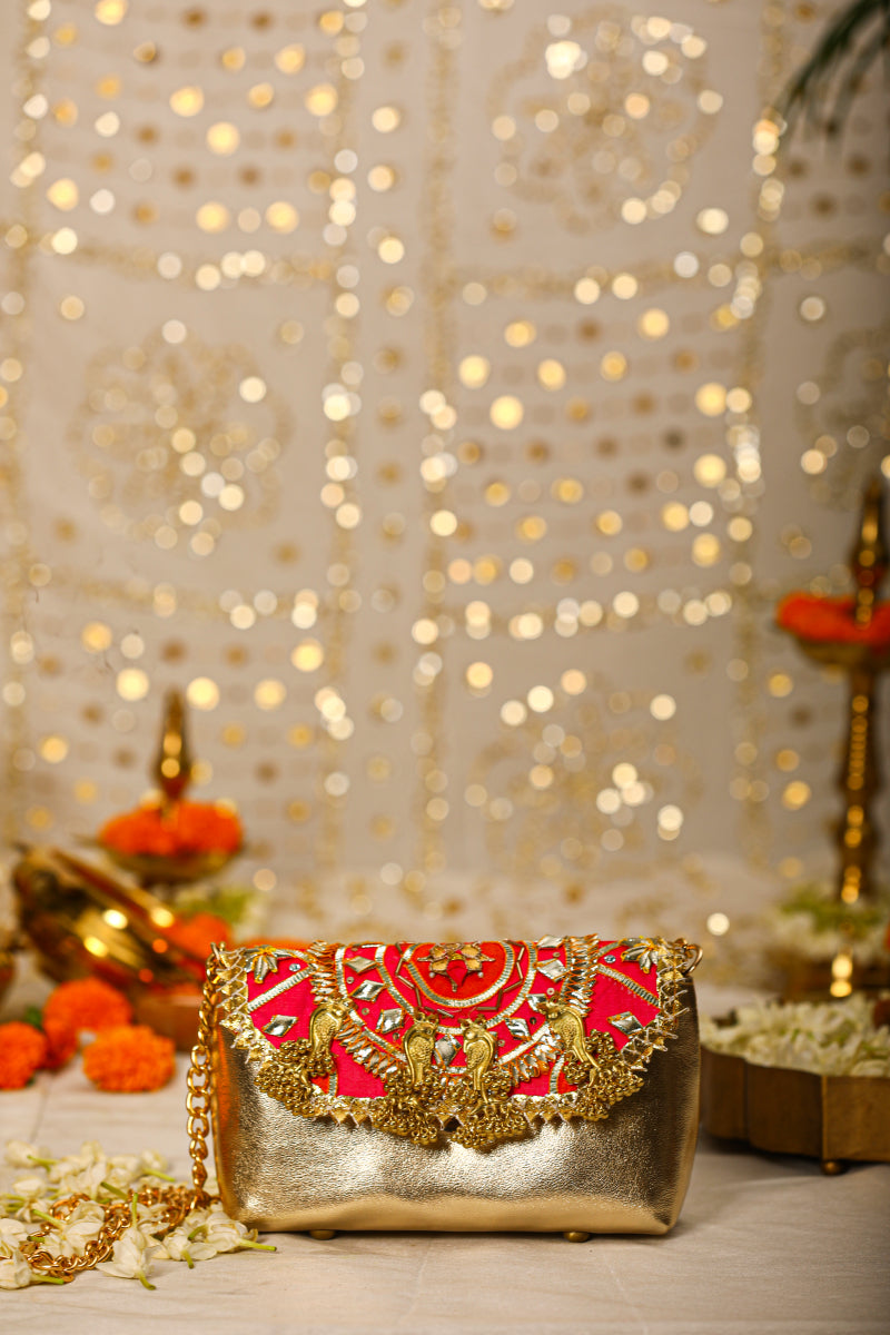 Ahilya-Pink Handbag