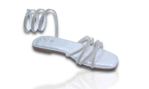 Silver Spring Open Toe Slip on Flats