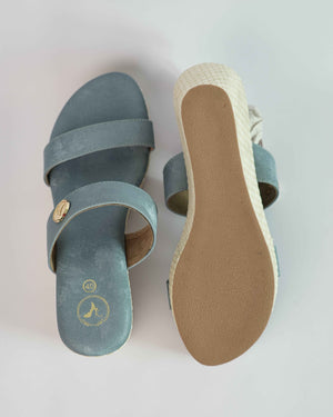 Blue Open Toe Board Fit wedge