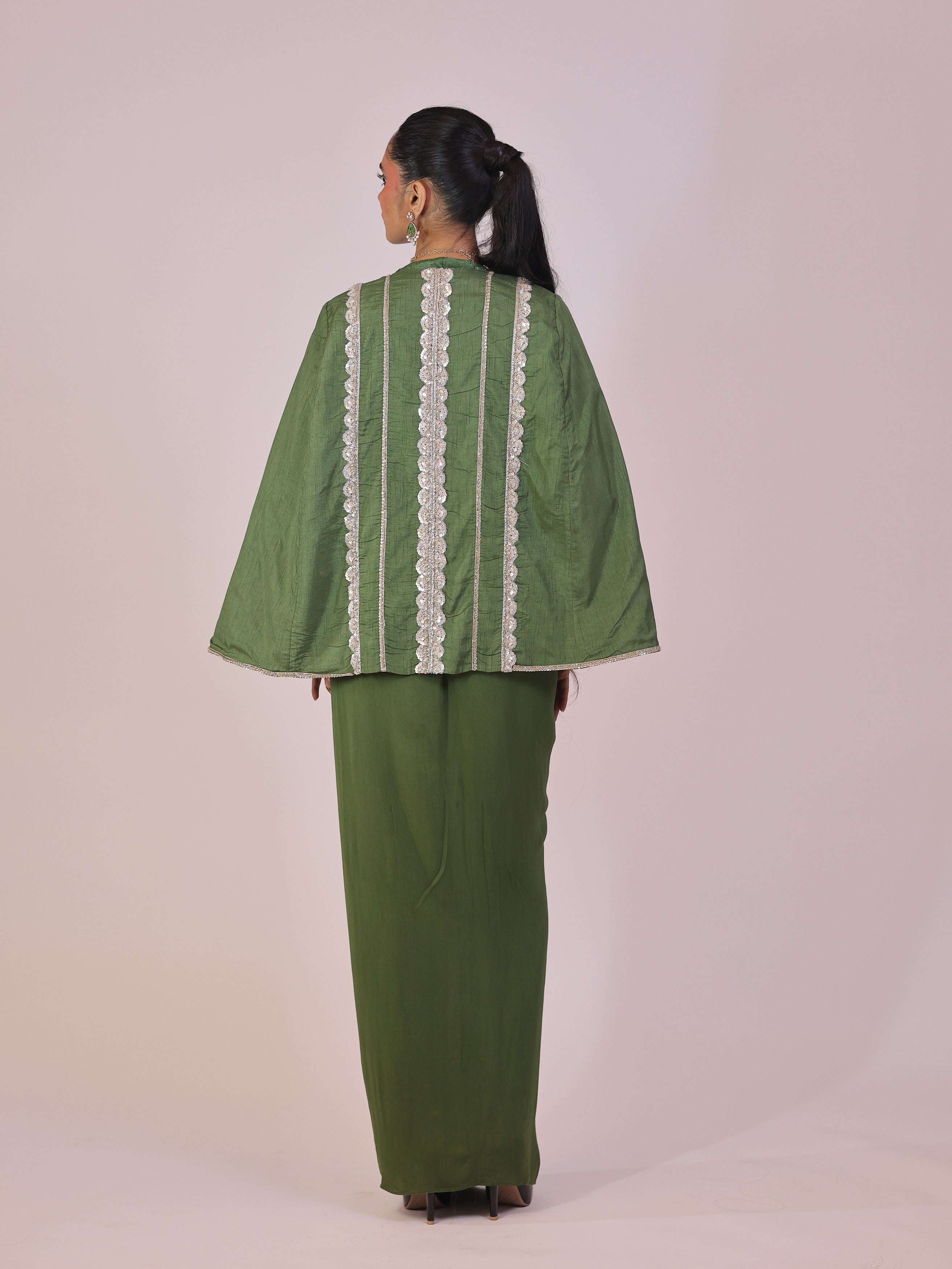 Seher Drape Skirt Set