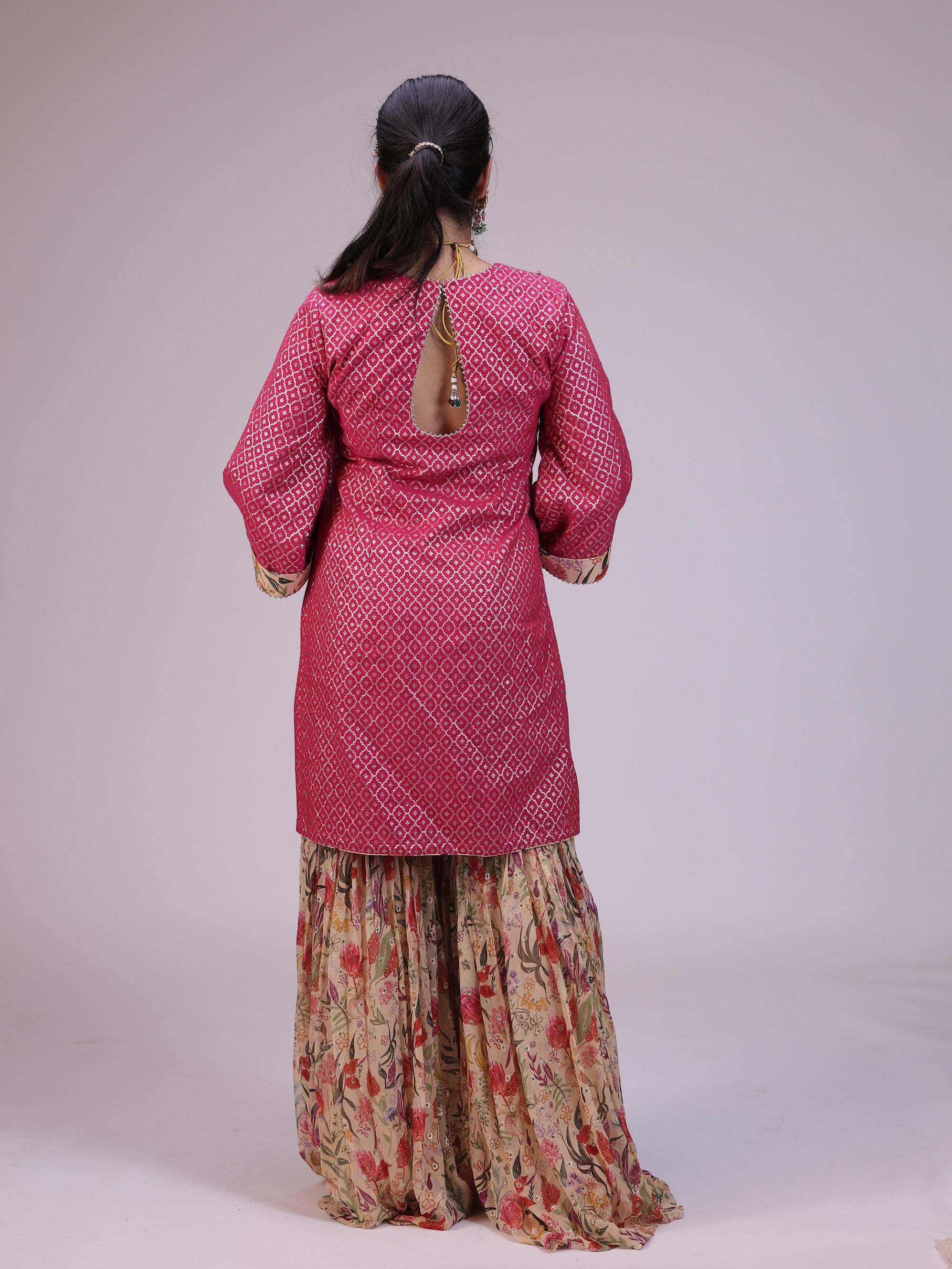 Saima Kurta Sharara Set