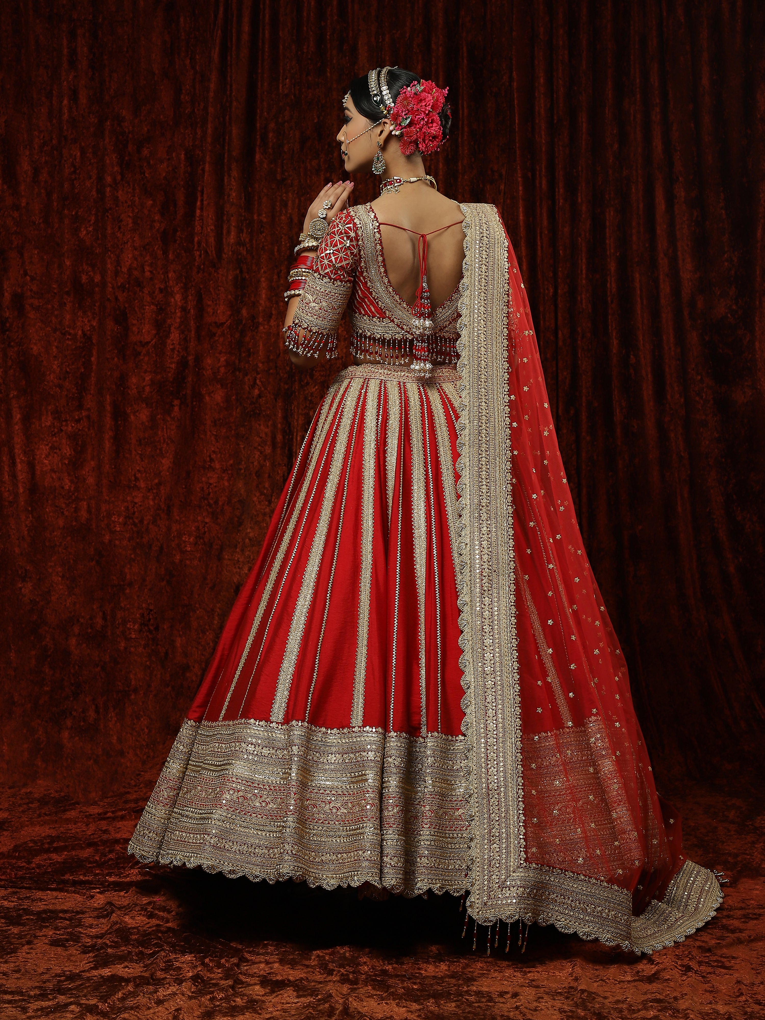 Rose Lehenga