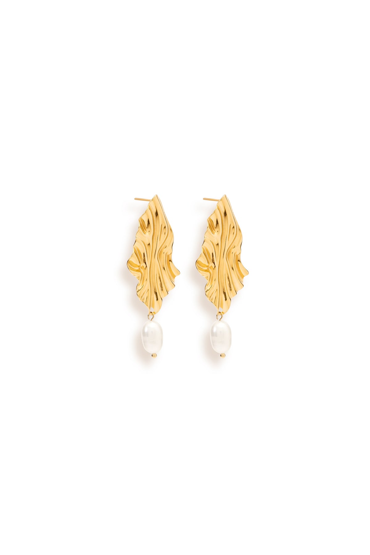 Pearl Wave Studs