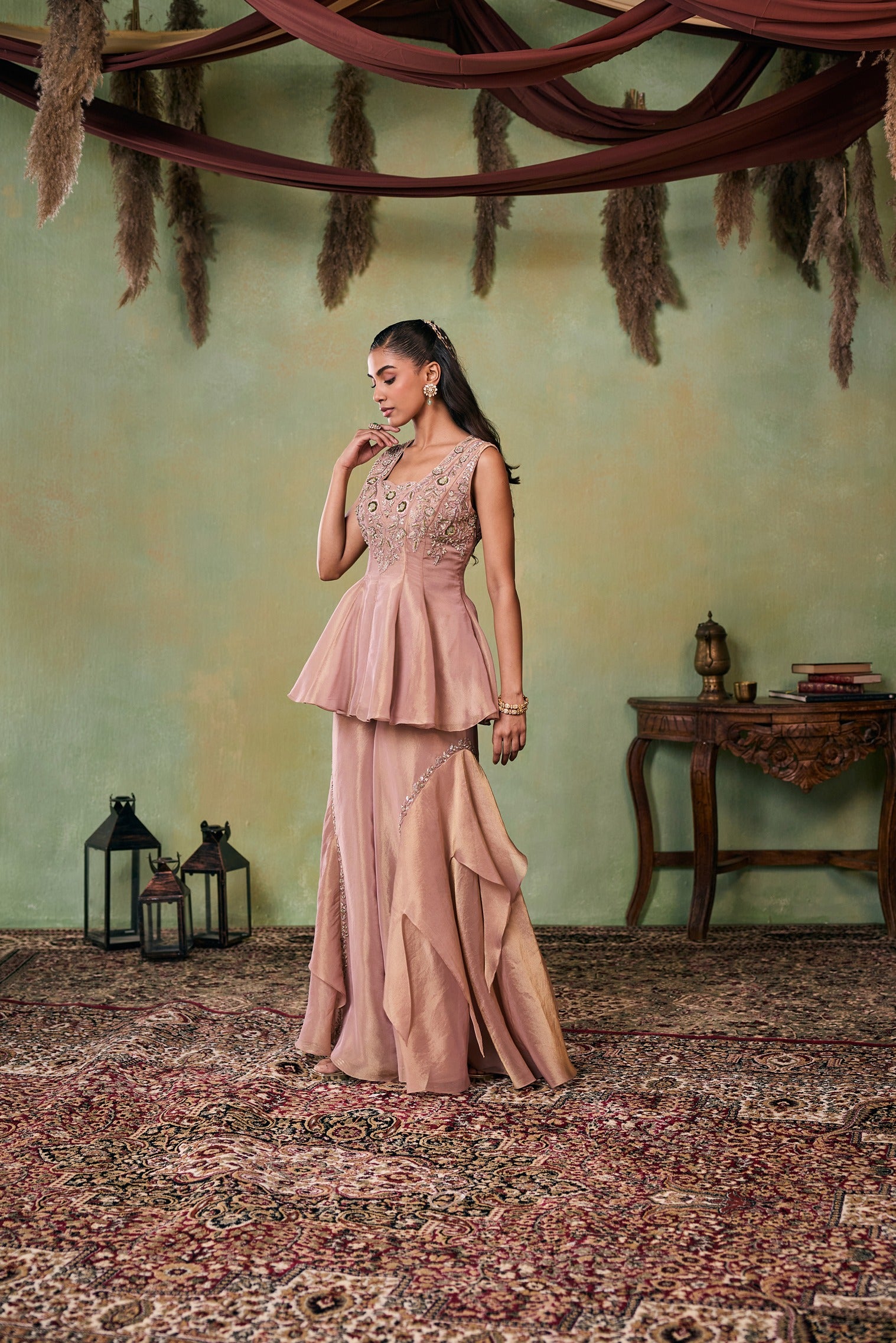 MILA PEPLUM & SHARARA