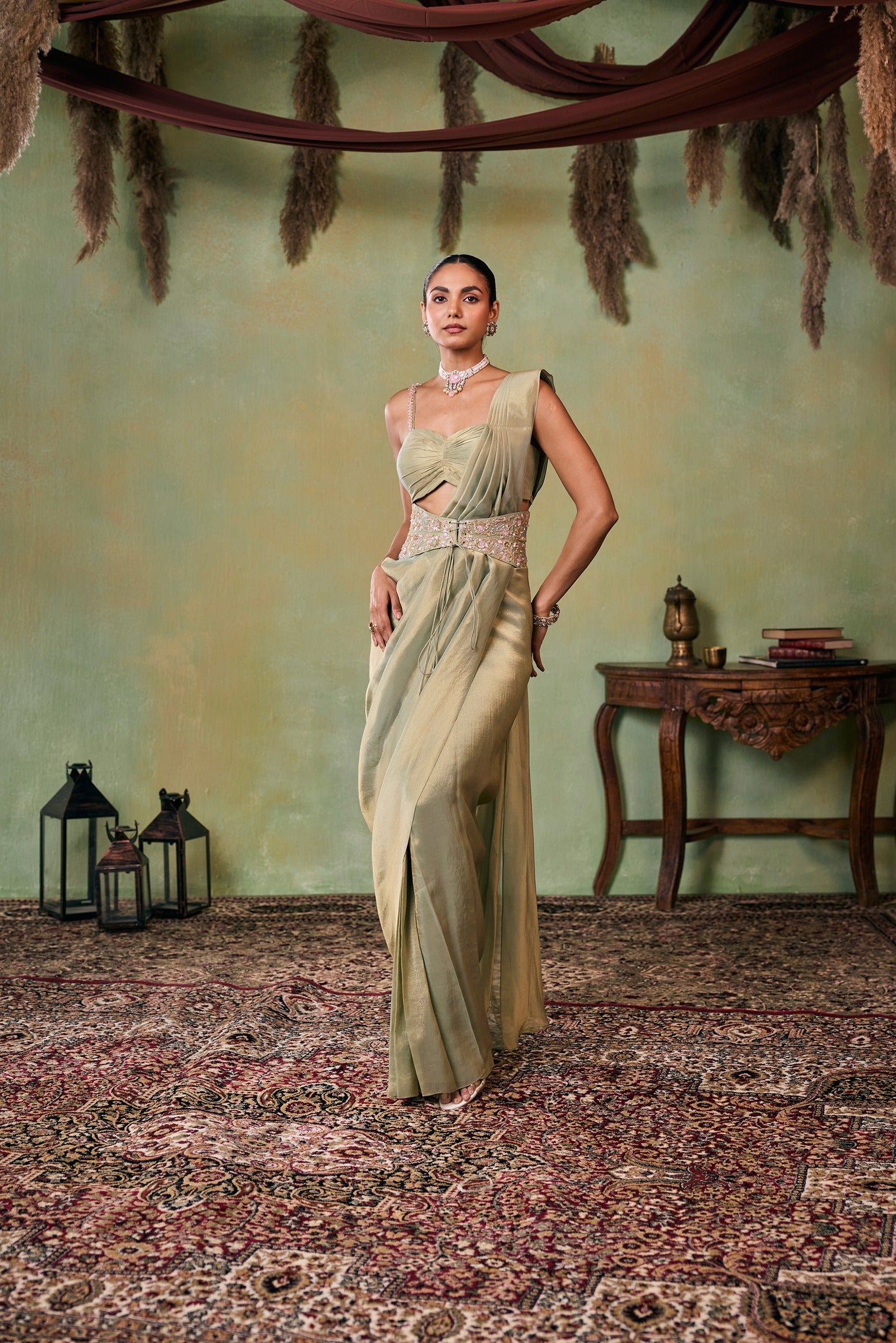 MORLEY SAREE SET
