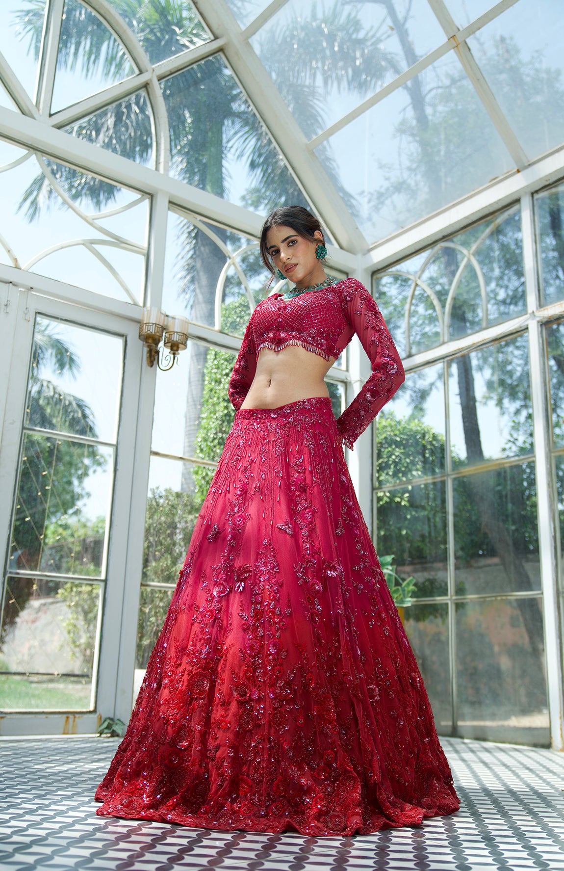 Grihagaman Lehenga