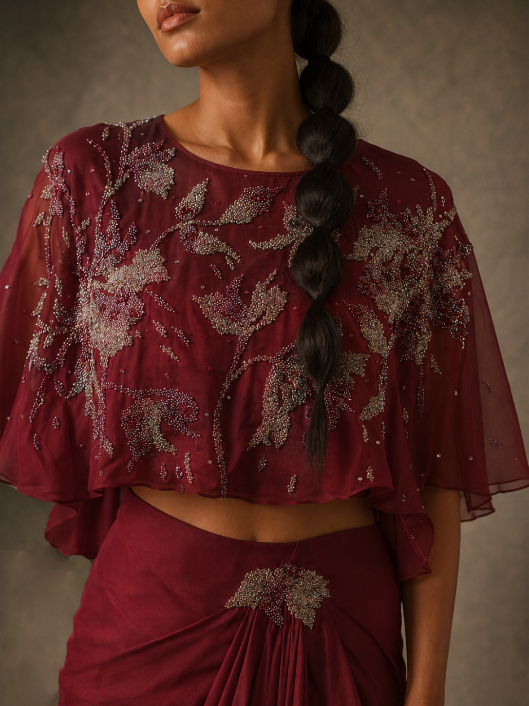 The Sway Cape Set (Wine)