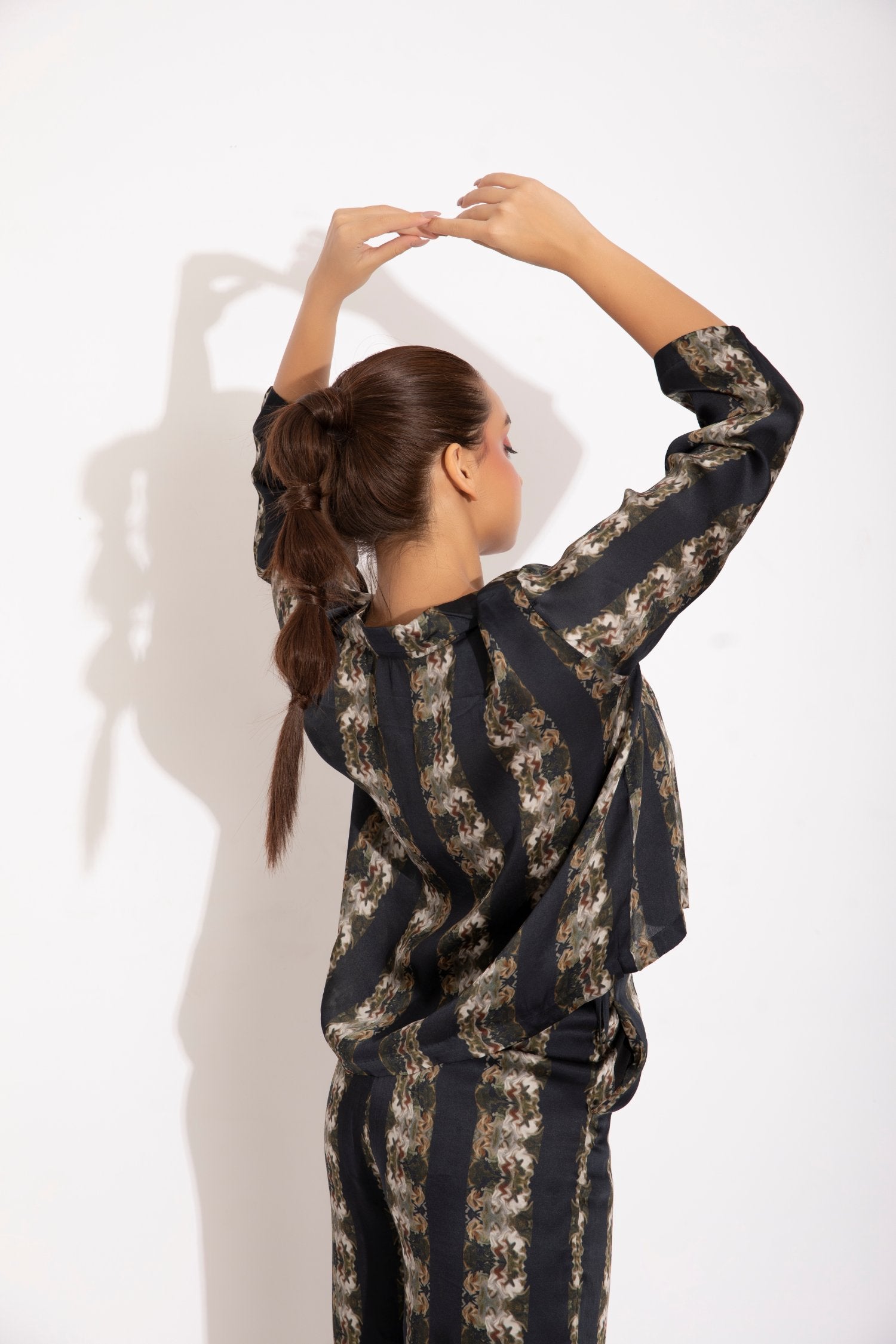 Lapelled Shirt And Pants