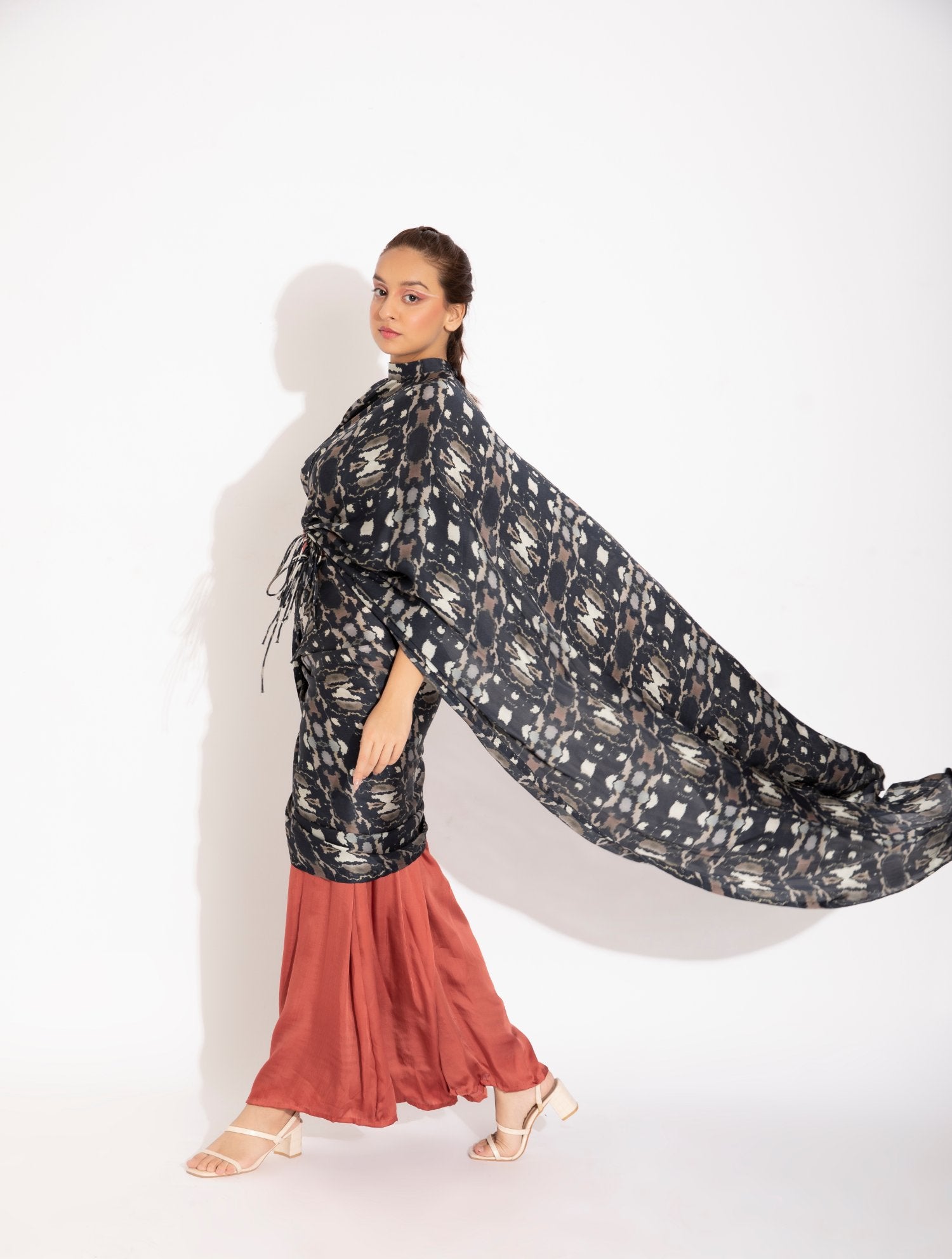 Pant Sari With A Pallu