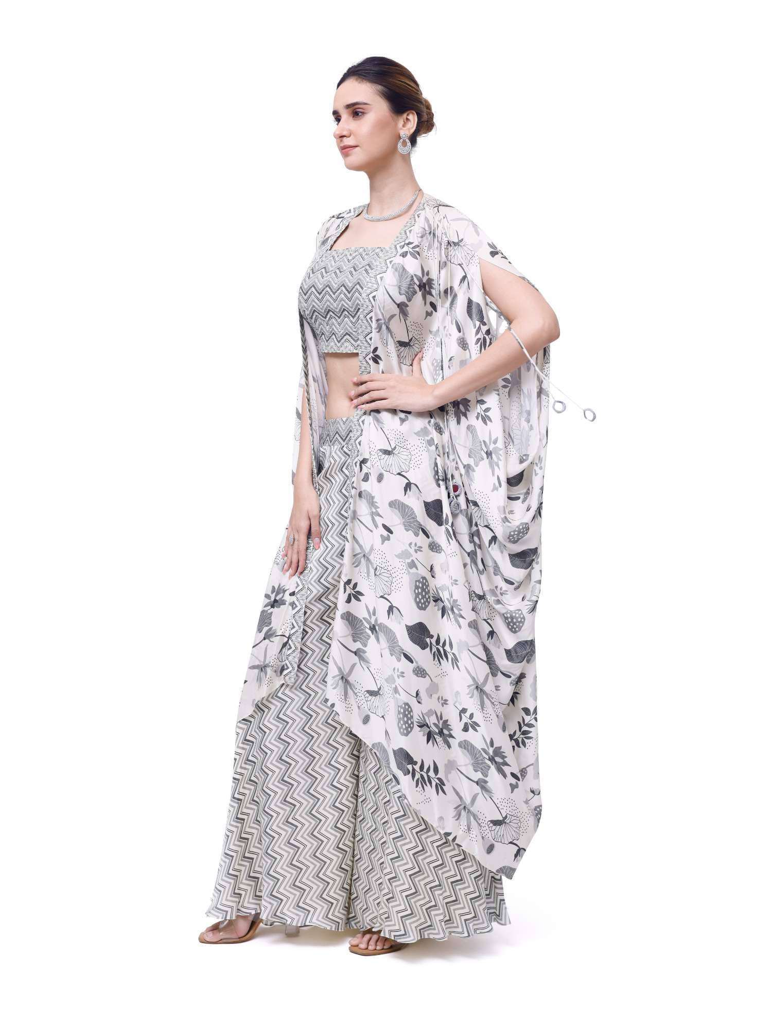 Satin Kaftan Co-Ord Set